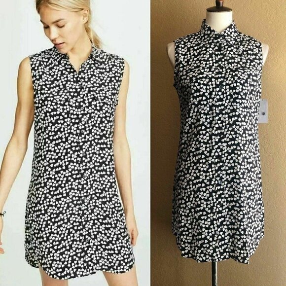 Equipment Dresses & Skirts - NWT Equipment Endless Hearts Silk Shirt Dress Size S $298